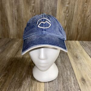 Magellan Outdoors Blue Denim Strapback Baseball Hat Cap Adjustable OSFM Cotton